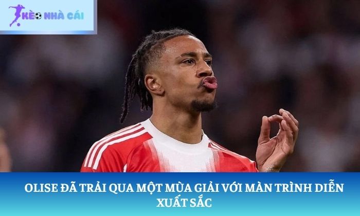 Olise nhận giải thưởng danh giá Olise đã trải qua một mùa giải với màn trình diễn xuất sắc